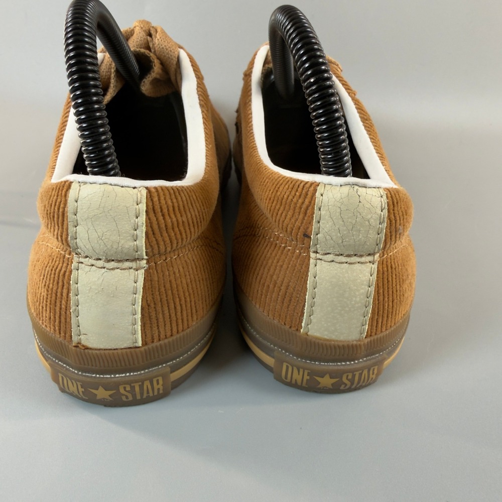 Converse Chuck Taylor One Star Corduroy Womens 8 Sneaker Brown Gum Lace Low Shoe - Picture 5 of 16